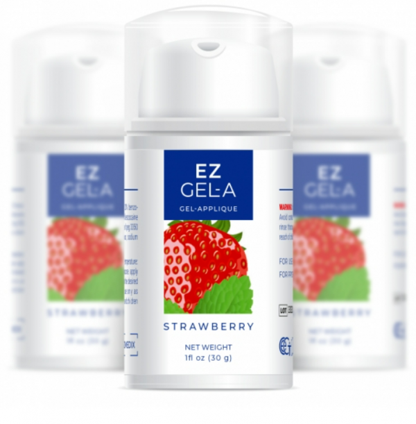 Аплікаційний топік-гель Ез-гель (EZ Gel-A), уп.30г полуниця