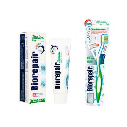 BIOREPAIR Комплекс Зубная паста Джуниор + Зубная Щетка Джуниор 7-14 лет