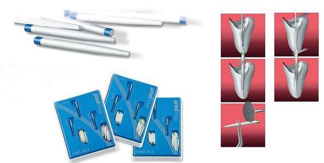 Стекловолоконные штифты EasyPost, Dentsply Maillefer уп./10 шт.
