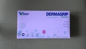 Перчатки латексные Dermagrip CLASSIC, WRP 100шт.\уп