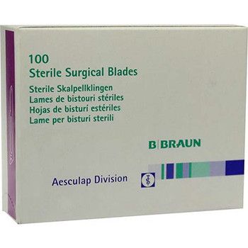 Лезвия для скальпеля braun, 100шт/уп