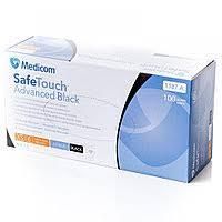 Перчатки нитриловые medicom SafeTouch 100 шт./уп.ЧЕРНЫЕ S