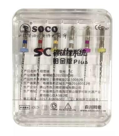 Файлы Soco SC Plus NiTi 6шт/уп 02/12 25мм