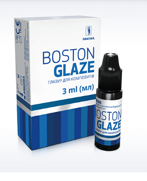 BOSTON GLAZE Універсальний матеріал світлового затвердіння на базі органічних смол, 3 мл