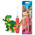 Електрична звукова зубна щітка Brush-Baby KidzSonic (3+) 2 насадки Динозавр