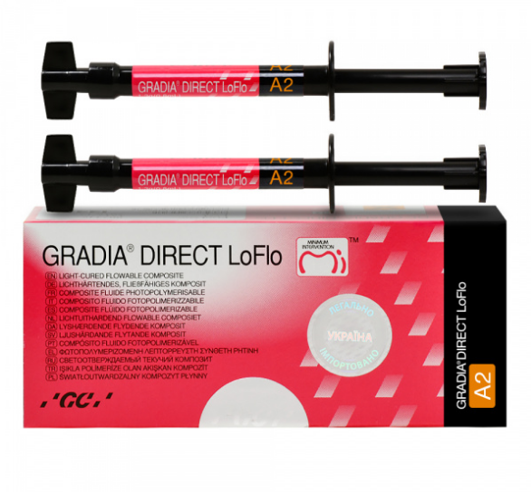 Gradia Direct LoFlo светоотверждаемый текучий композит 2х1.3 г, А2