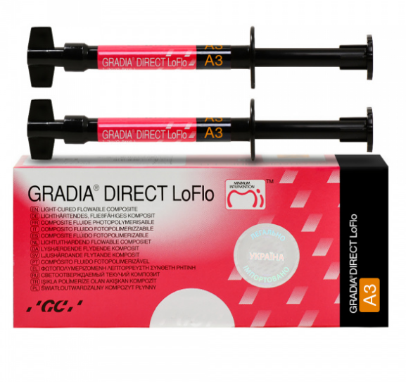 Gradia Direct LoFlo светоотверждаемый текучий композит 2х1.3 г, А3