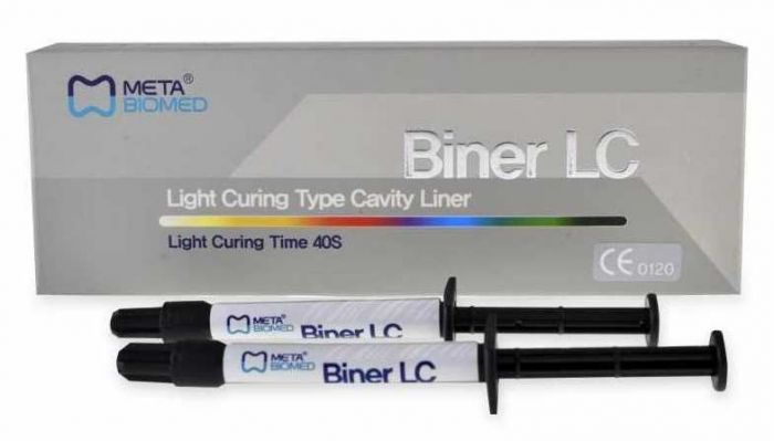 Biner LC (Бинер Лс)Meta Biomed - светоотверждаемый подкладочный материал Шприц 2г