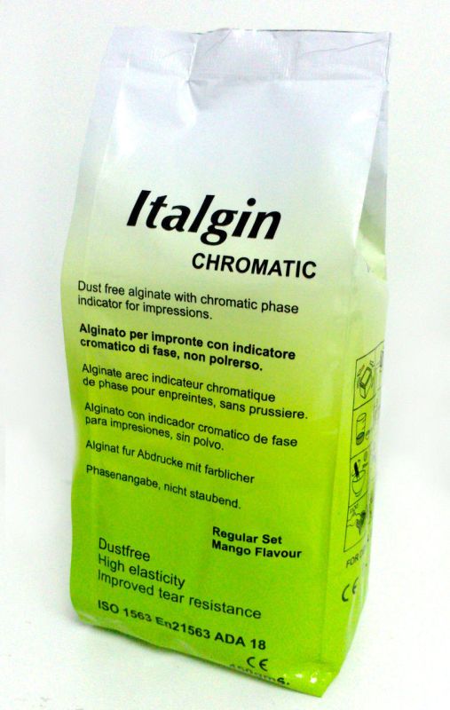 Альгінатний сліпучий матеріал italgin chromatic 450г