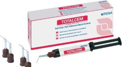 Самопротравлюючий самоадгезивний композитний цемент TOTAL CEM Itena (тотал Цем) 1 шпр. 8 гр. А2