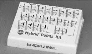 Набор алмазных инструментов Hybrid Points Kit (Гибрид Поинес Кит), SHOFU 22 бора