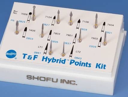 Набор алмазных инструментов Hybrid Points Kit (Гибрид Поинес Кит), SHOFU 22 бора