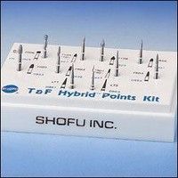 Набір алмазних борів T&F Hybrid Point Kit, SHOFU 10 шт.