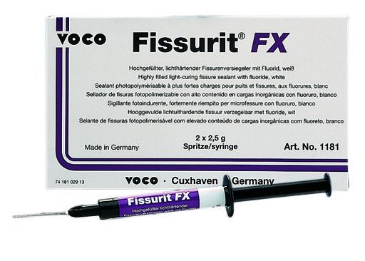 Світлозатверджуваний герметик для запечатування фісур Fissurit FХ (Фісуріт ФІкс, Воко) 