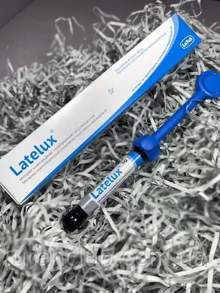 Лателюкс Latelux Реставрационный Материал, Шприц Латус Пломбировочный Светоутверждаемый Микрогибрид В2