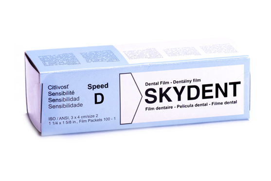 Пленка дентальная skydent speed d 100 кадров/уп.