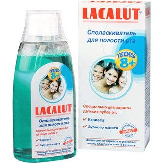 Ополіскувач ротової порожнини для підлітків LACALUT teens 8+ (Лакалут тіінс 8+) 