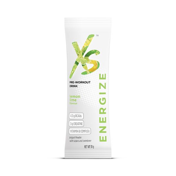 XS Pre-Workout Drink Потрійний енергетичний комплекс (15 пакетиків-стіків по 30 г / 450 г)