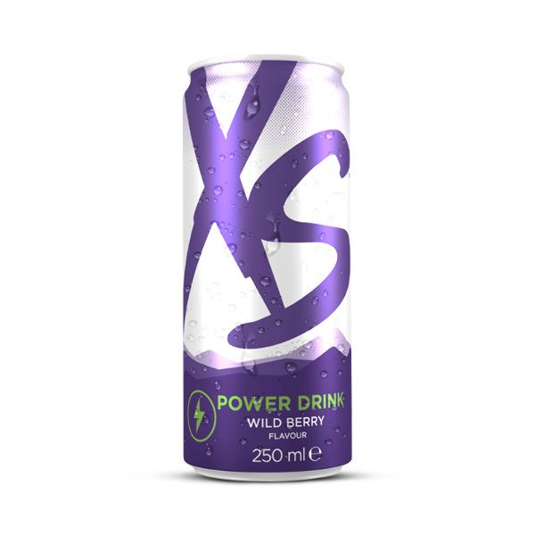 XS Power Drink Енергетичний напій зі смаком лісових ягід (12 шт х 250 мл)