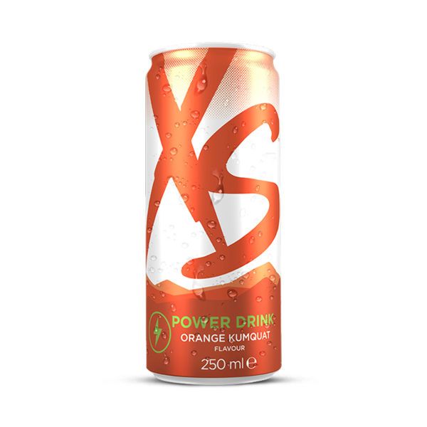 XS Power Drink Енергетичний напій зі смаком апельсину і кумквату (12 шт х 250 мл)