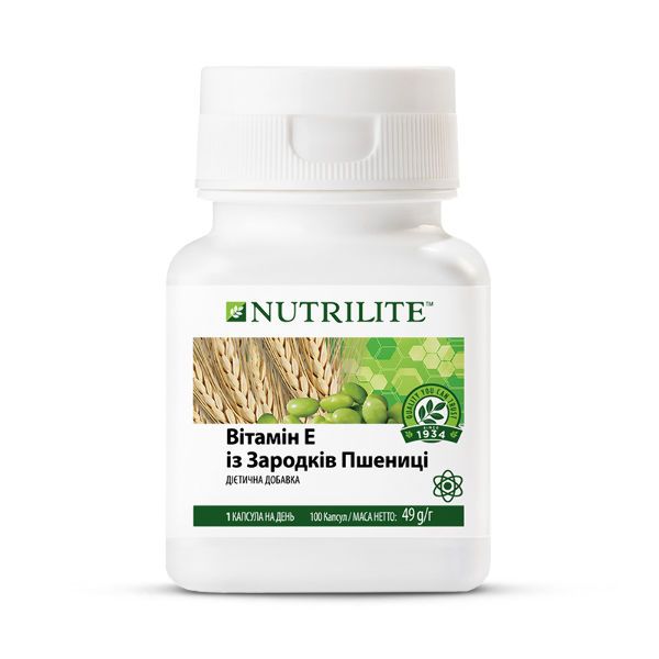 Nutrilite Витамин Е из зародышей пшеницы (100 капсул)