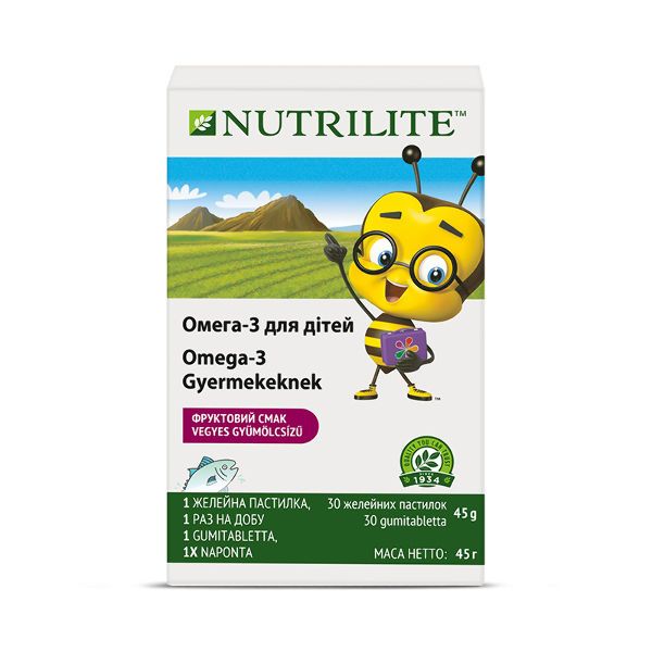 Nutrilite Омега-3 для дітей (30 желейних пастилок) 