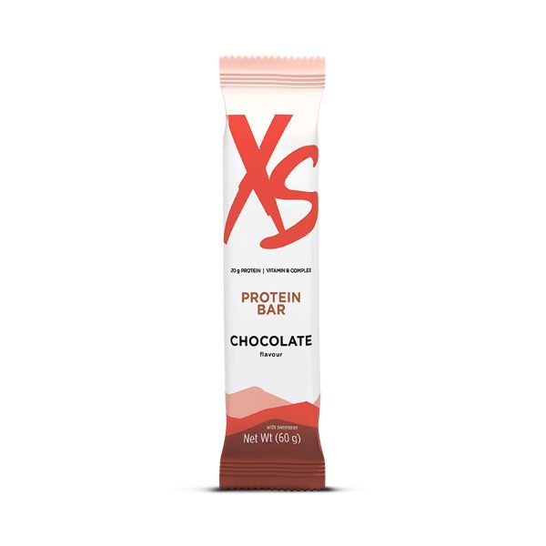 XS Протеїновий батончик, шоколадний смак (12 батончиків x 60 г e / 720 г)