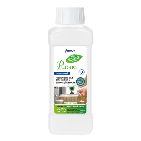 Amway™ Pursue™ Концентрований універсальний засіб для очищення та дезінфекції поверхонь (500 мл)