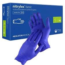 Перчатки нитриловые нитрилекс NITRYLEX basic уп./100 шт. nitrilex S басик базик медицины,косметологии,тату