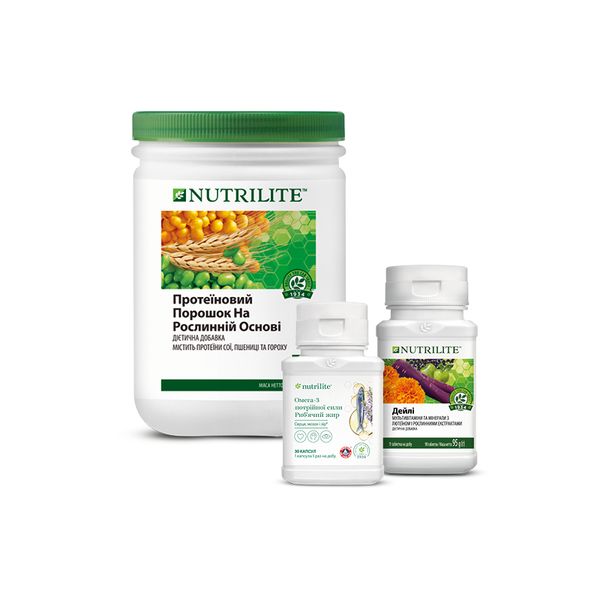 Nutrilite Базове Тріо з Дейлі та новою Омегою (1 набір)