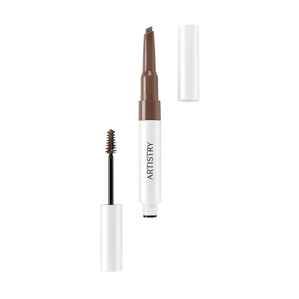 Artistry Go Vibrant Водостойкий карандаш-гель для бровей 2-в-1 (Dark Brown)