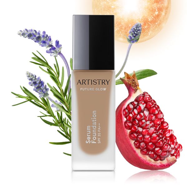 Artistry Future Glow Тональна основа-сироватка для обличчя з SPF 35 PA++ 302 Almond (30 мл)