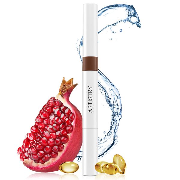 Artistry Go Vibrant Водостойкий карандаш-гель для бровей 2-в-1 (Dark Brown)