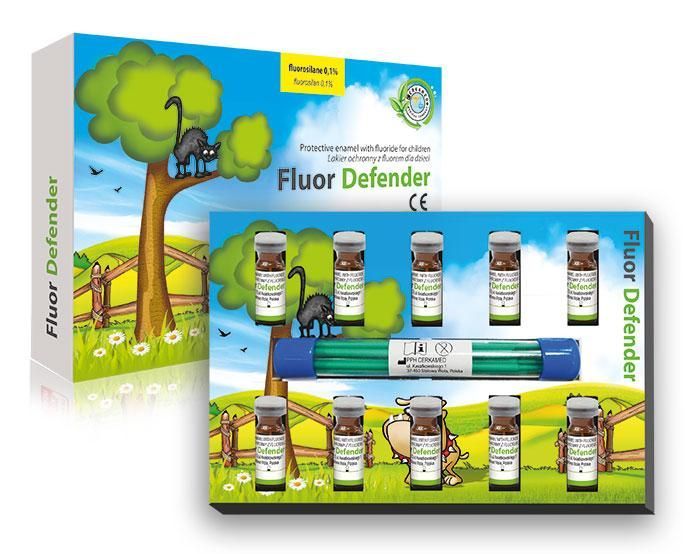Fluor Defender захисний лак набір 10 х 1 мл