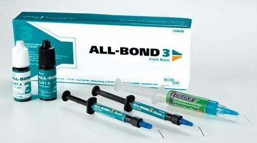Двухступенчатый адгезив двойного отверждения. ALL-BOND 3 (Олл бонд 3) 