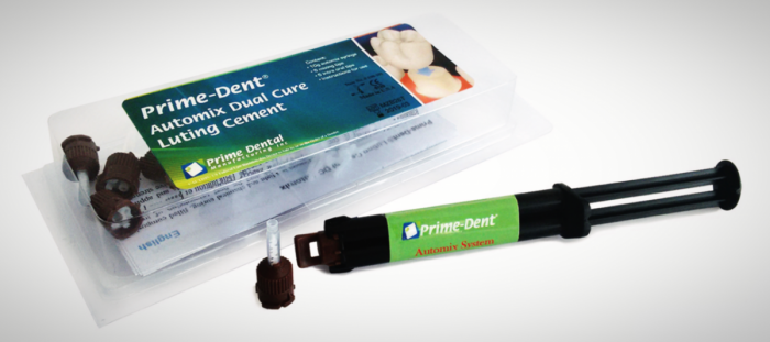 DUAL CURE COMPOSITE LUTING CEMENT, що фіксує класичний композитний цемент.