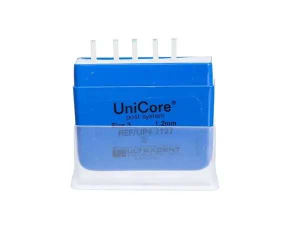 Штифты стекловолоконные, конусные UniCore Ø1.20-1.55мм, синие, 5шт/уп