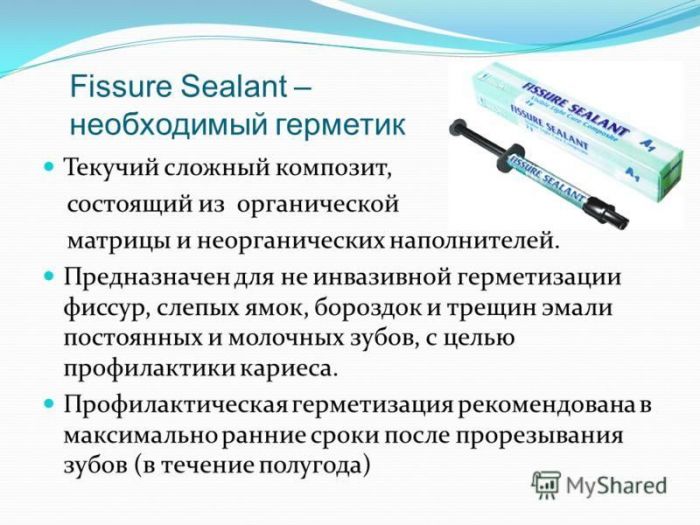 Герметик для фиссур Fissure Sealant, Фиссуре силант прозрачный шприц (Arkona) 1гр.