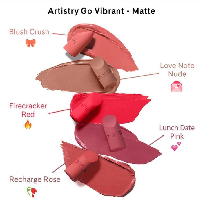 Artistry Go Vibrant Матовая помада для губ 201 Lunch Date Pink (3,8 г)
