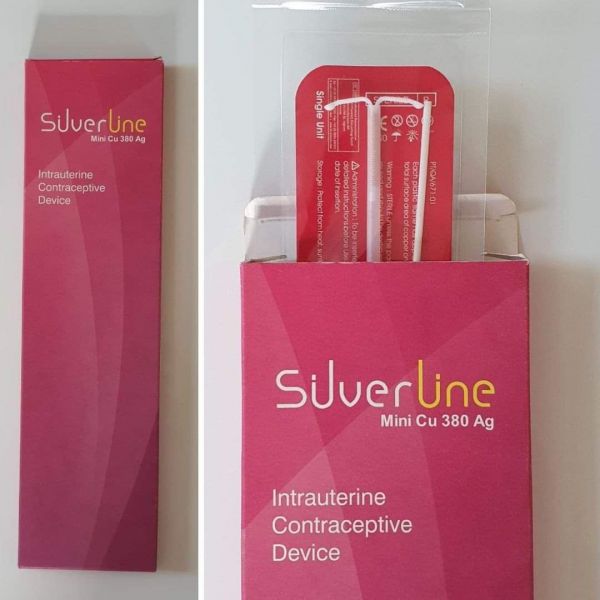 Спіраль внутрішньоматкова Silverline Cu 380 Ag Mini