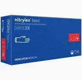 Перчатки нитриловые нитрилекс NITRYLEX basic уп./100 шт. nitrilex L басик базик медицины,косметологии,тату